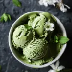 No Churn Matcha Ice Cream