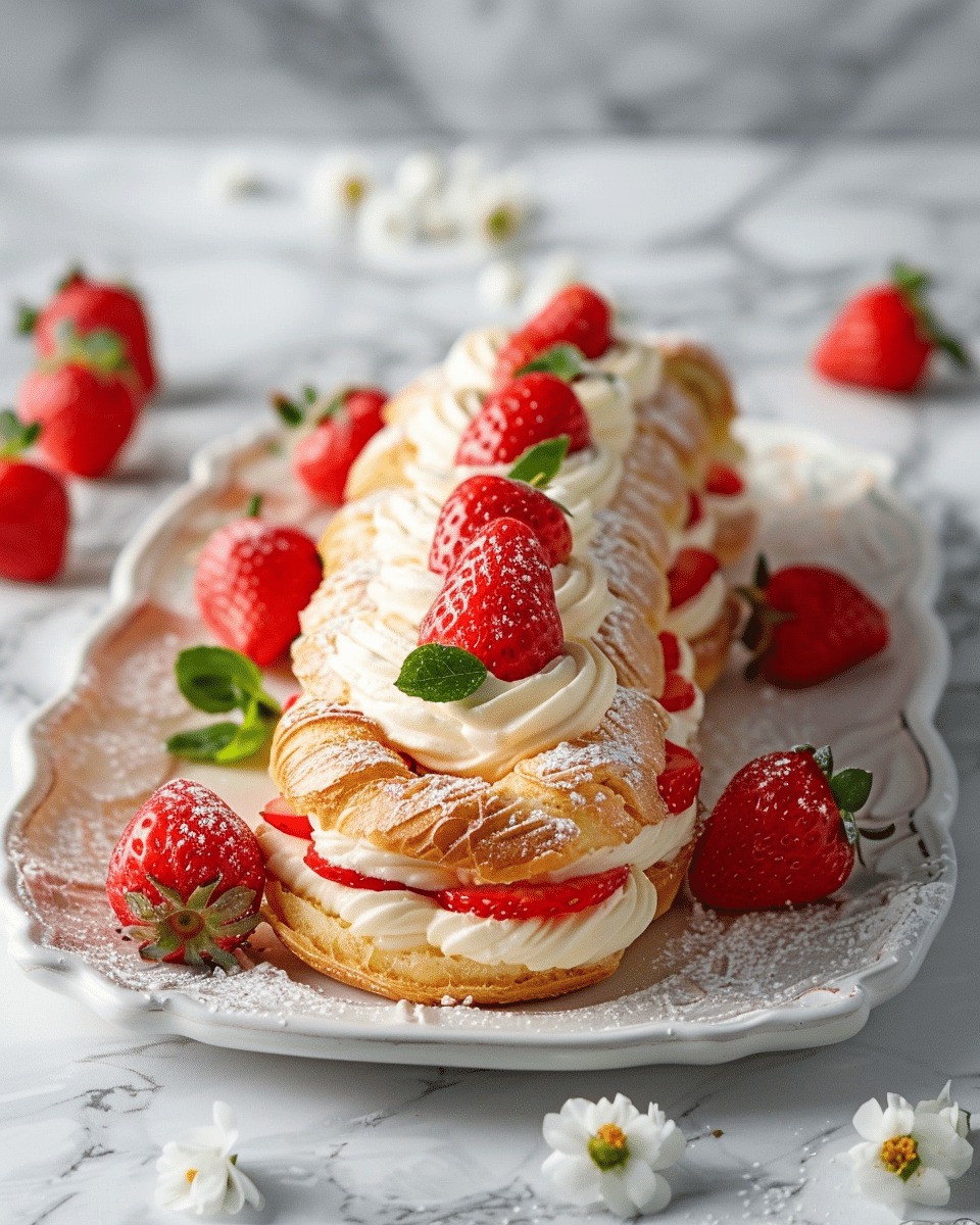 Strawberry Éclairs