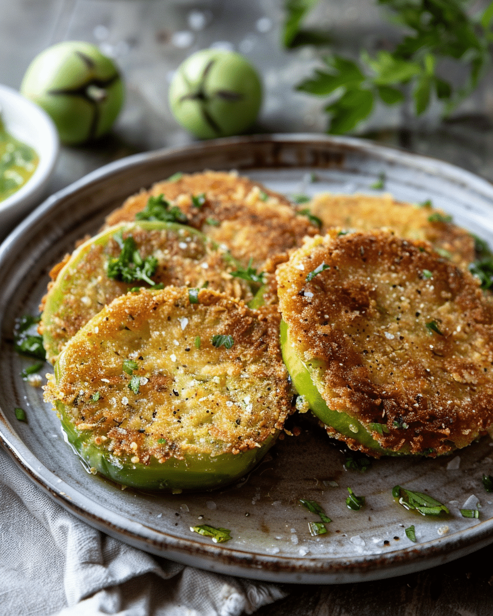 Air Fryer Fried Green Tomatoes