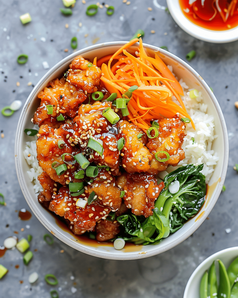 Hot Honey Chicken Bowl Recipe