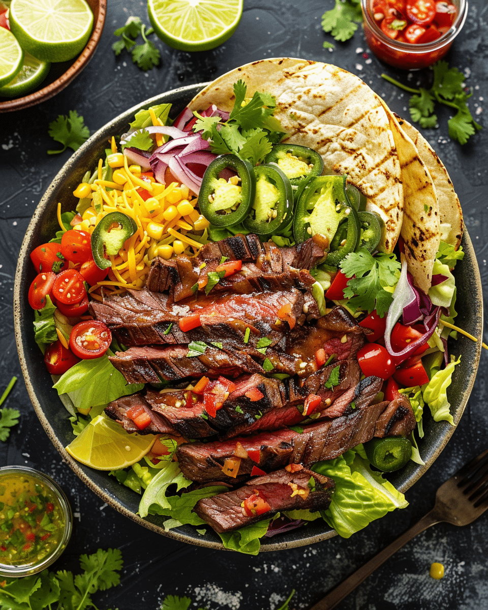 Steak Taco Salad