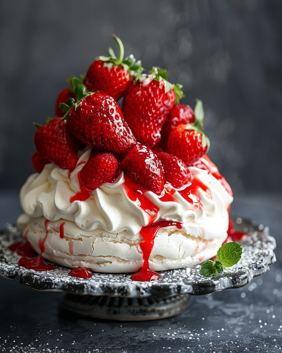Strawberry Mini Pavlova