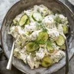 Dill Pickle Salt and Vinegar Chicken Salad
