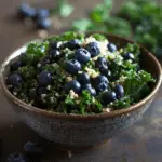 Kale Quinoa Salad with Blueberries Recipe