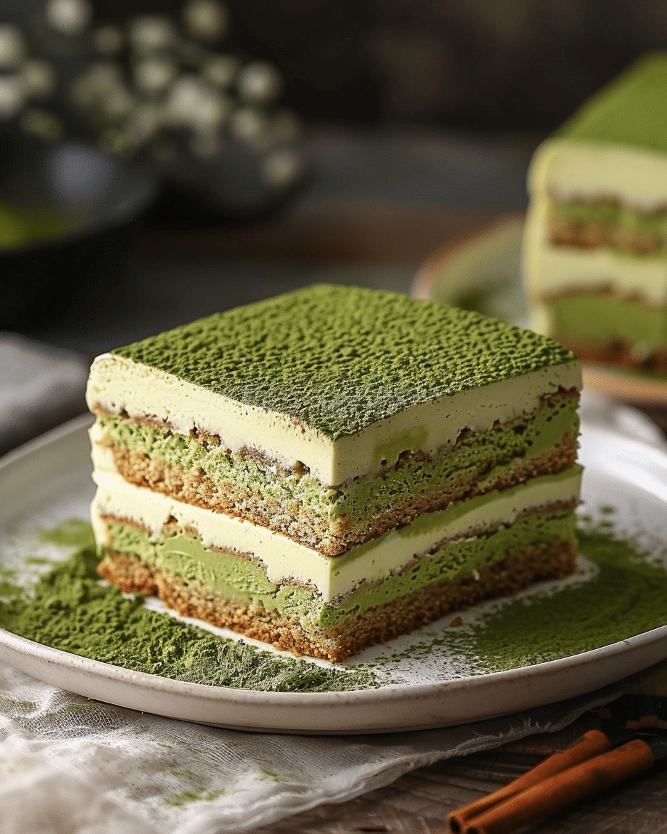Matcha Tiramisu
