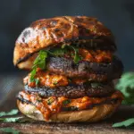 Portobello Romesco Burgers