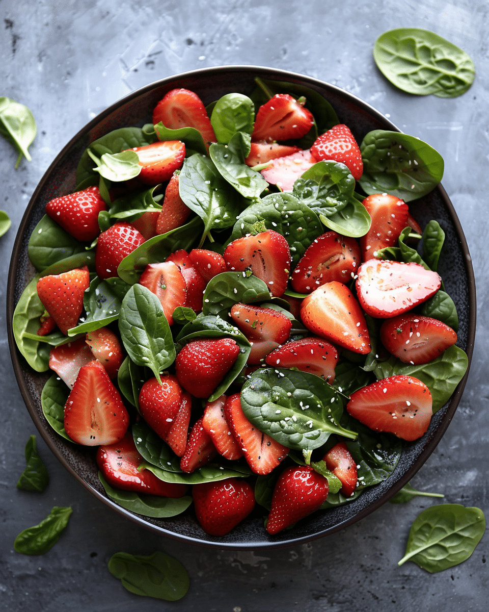 Spinach Strawberry Salad