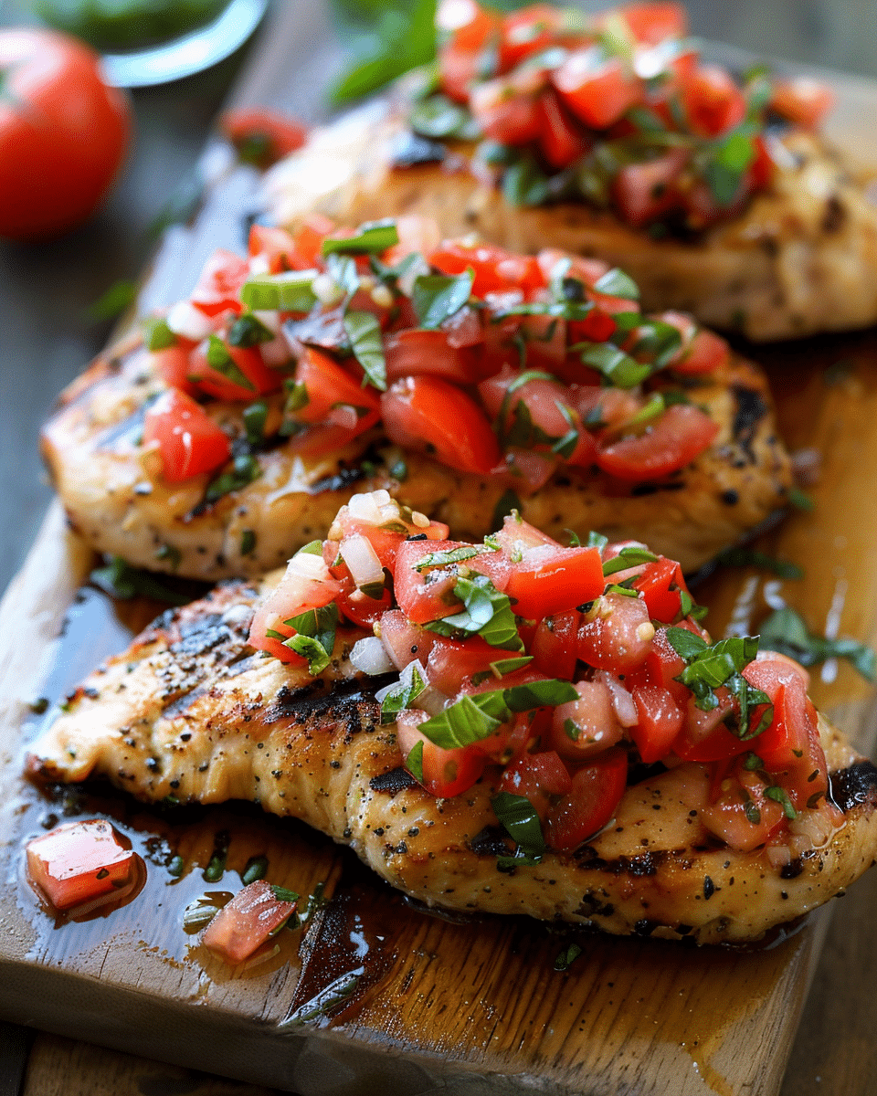 Easy Bruschetta Chicken