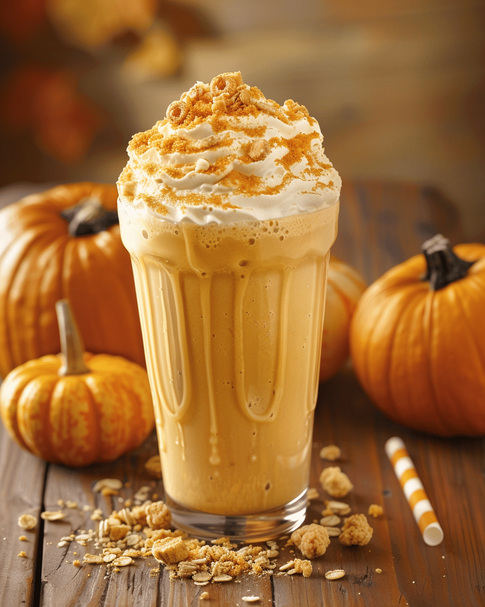 Creami Jack in the Box Pumpkin Pie Shake