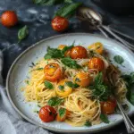 Simple Roasted Sungold Cherry Tomato Pasta