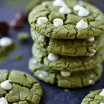White Chocolate Matcha Cookies