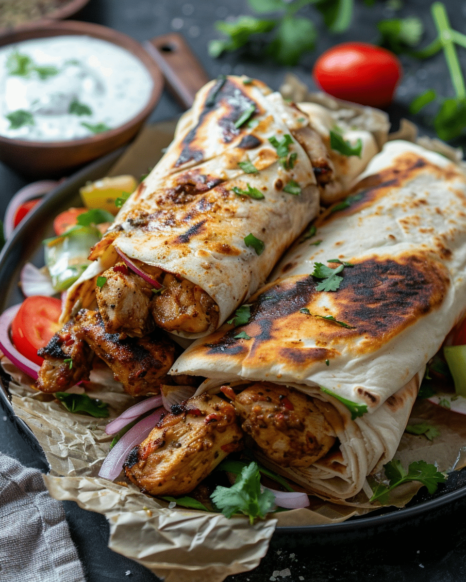 Air Fryer Chicken Shawarma Recipe