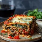 Slow Cooker Spinach Lasagna Recipe