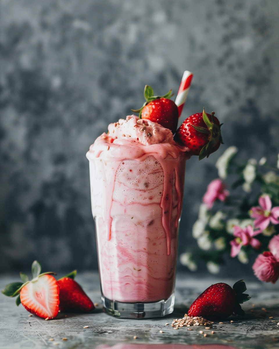 Korean Strawberry Milk
