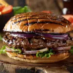 Easy Grilled Cola Burgers