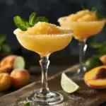 Frozen Aperol Peach Margarita