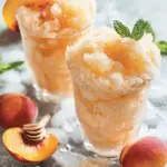 Frozen Peach Rosé Slushy