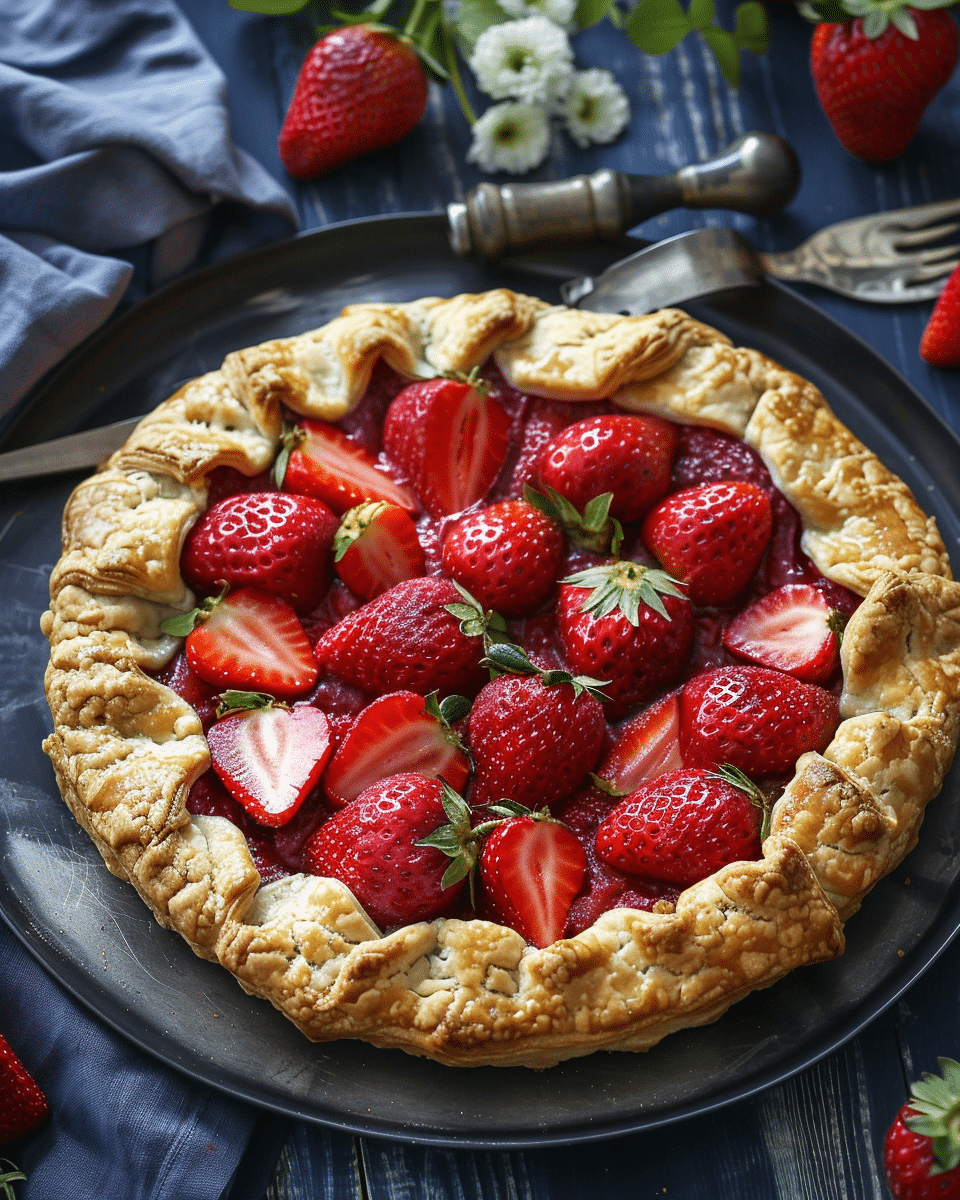 Strawberry Galette