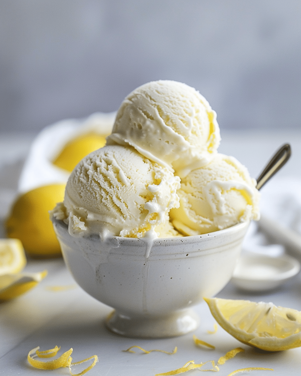 Lemon Ice Cream Recipe