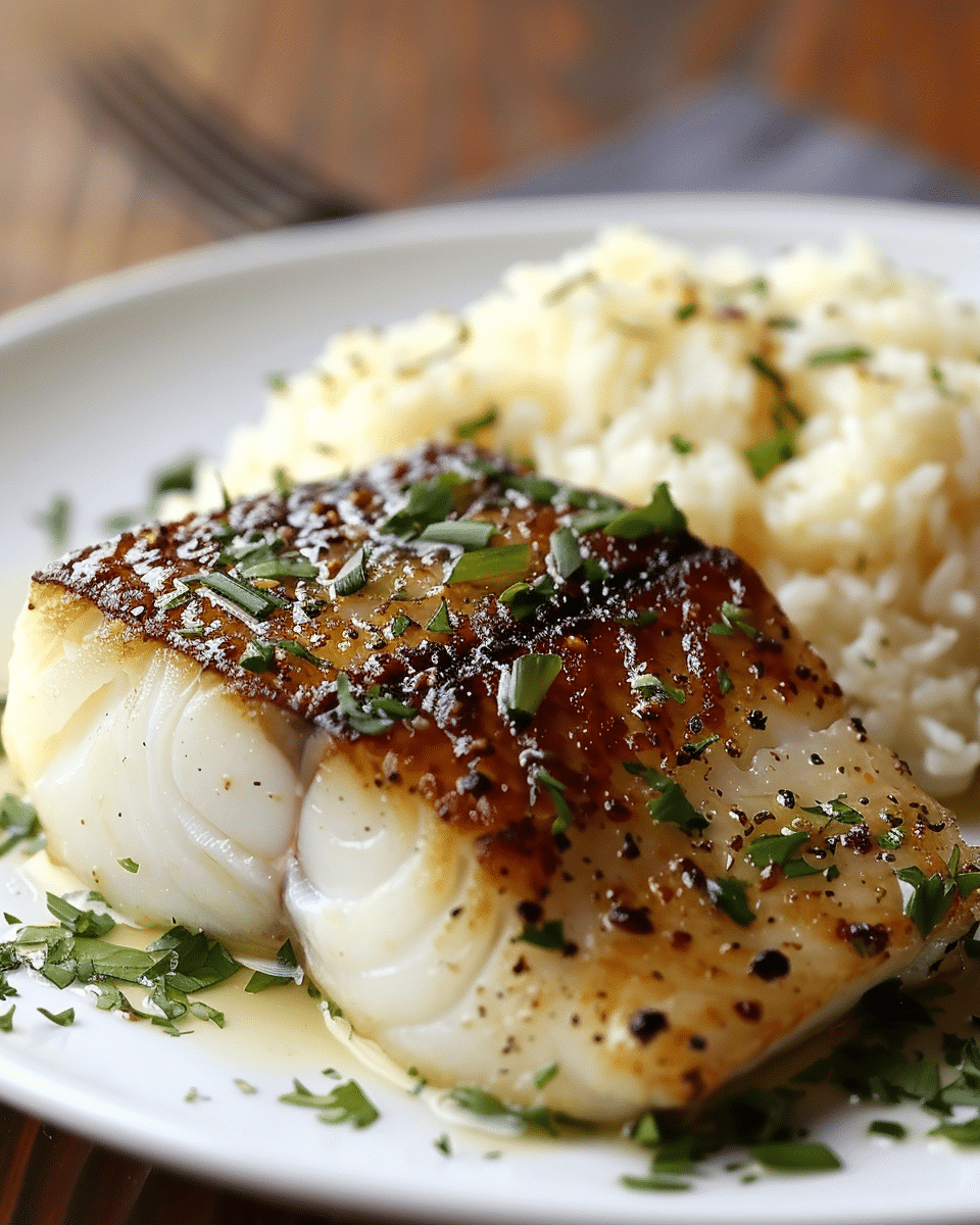 Pan Seared Chilean Sea Bass Recipe