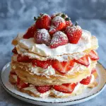 Strawberry Napoleon Pastry