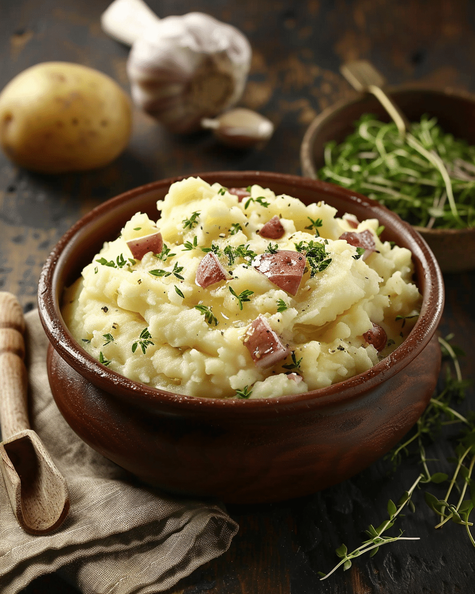 Red Skin Mashed Potatoes