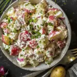 Red, White and Blue Potato Salad Recipe