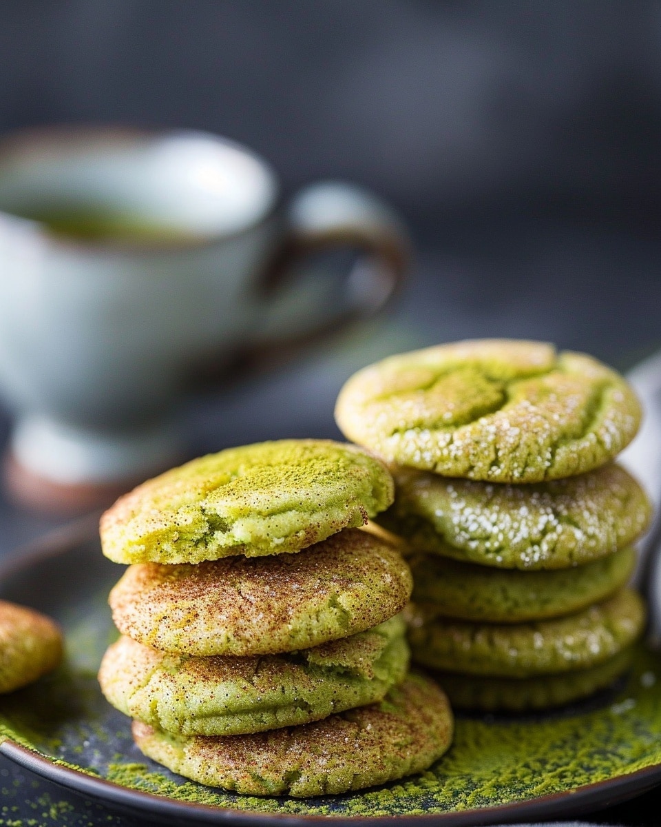 Matcha Snickerdoodles