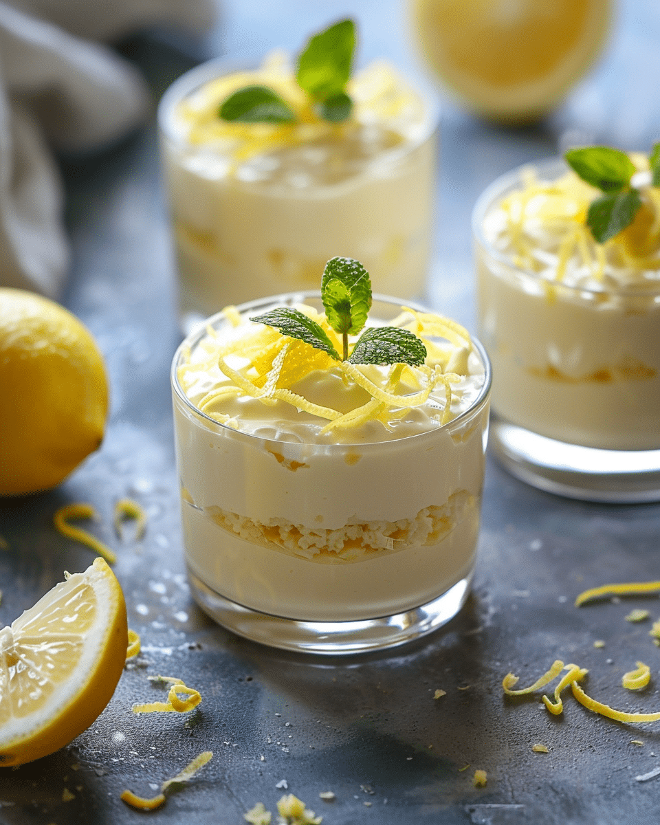 Tofu Lemon Mousse