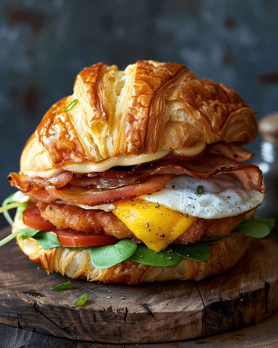 Croissant Breakfast Sandwich Recipe