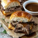 French Dip Sliders Au Jus