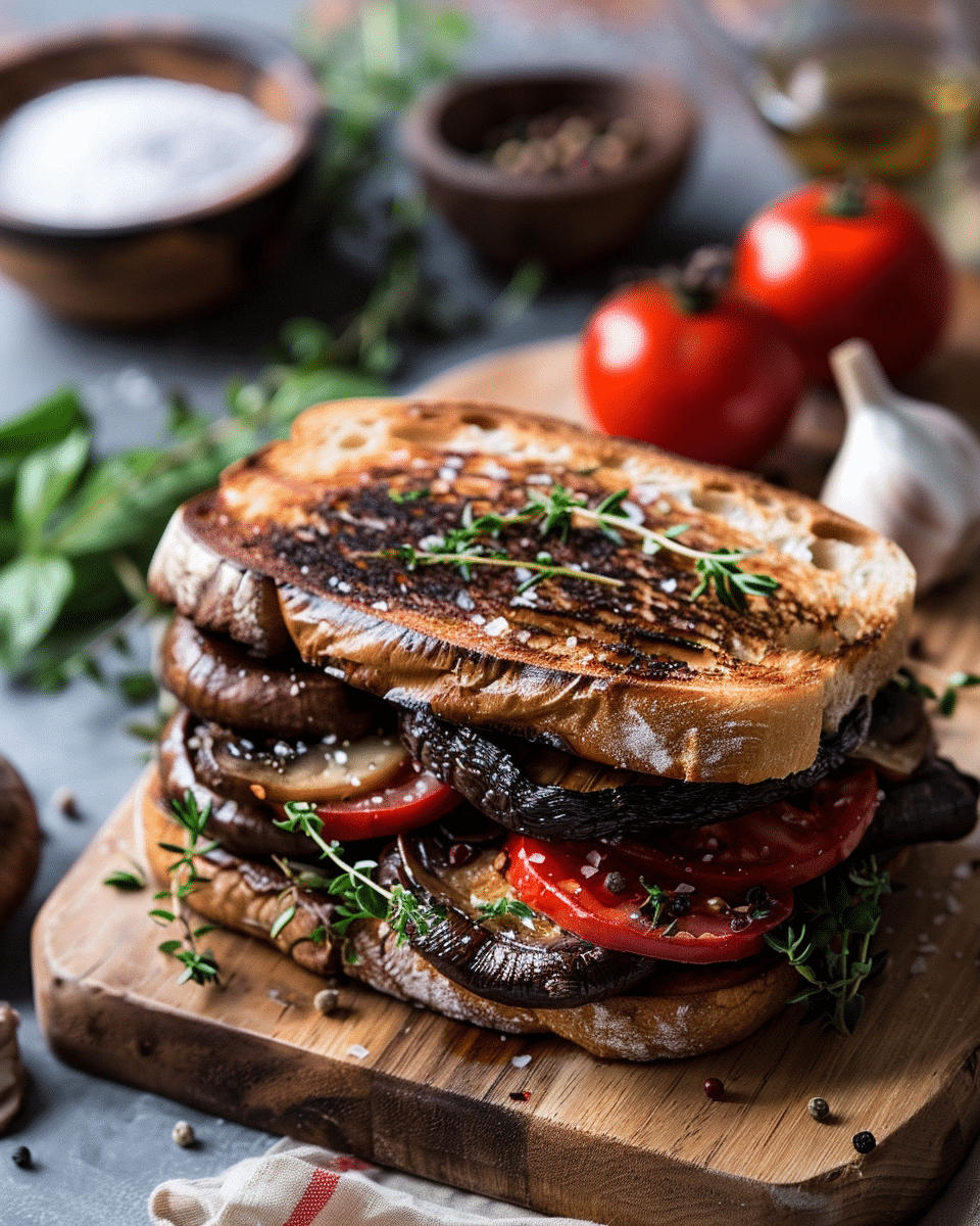 Portobello Mushroom Sandwich Recipe