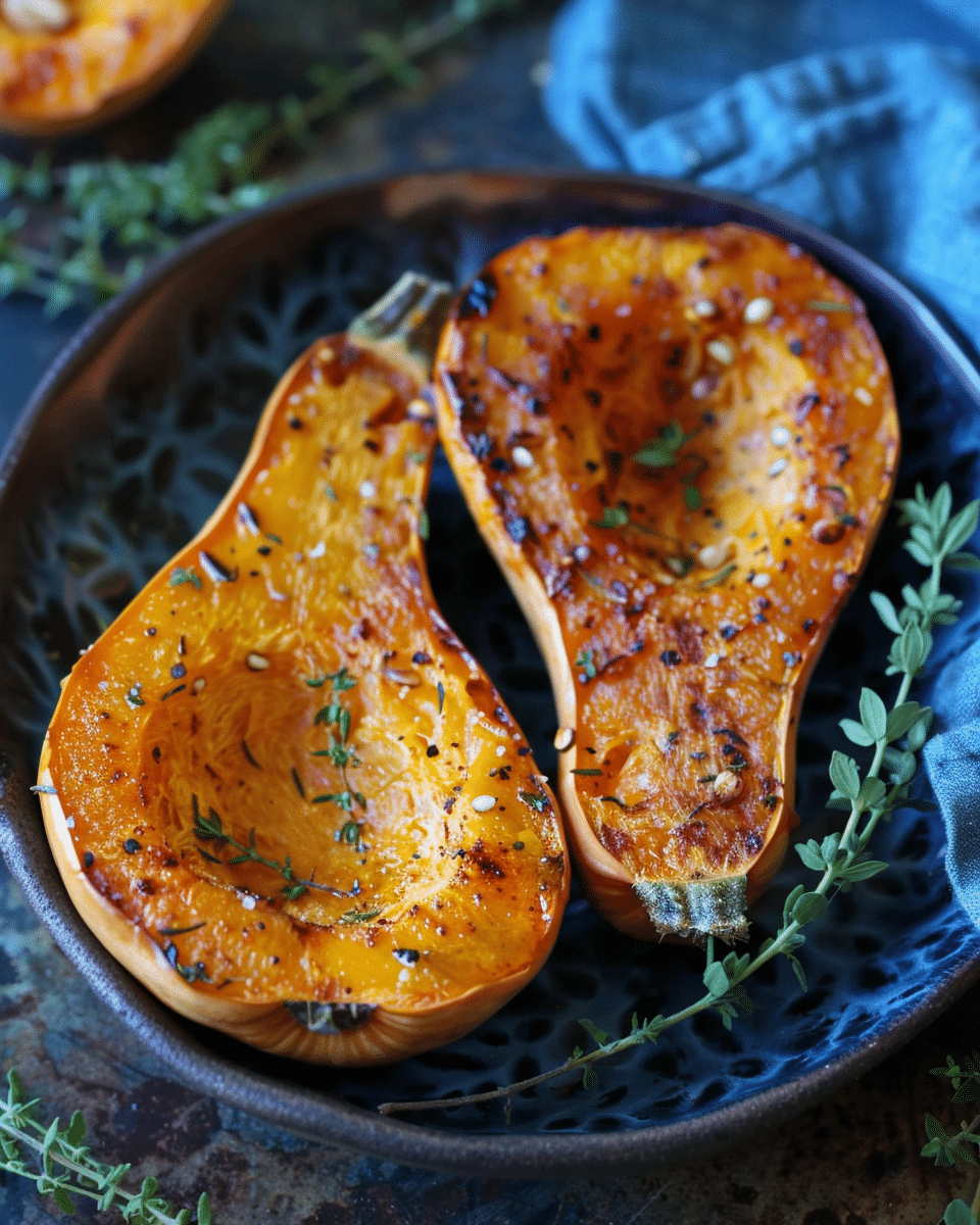 Air Fryer Butternut Squash Halves Recipe