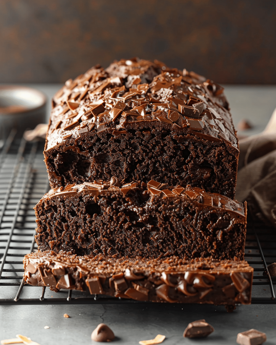 Chocolate Chunk Coconut Zucchini Bread