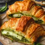 Air Fryer Croissant Sandwiches with Pesto and Havarti Recipe