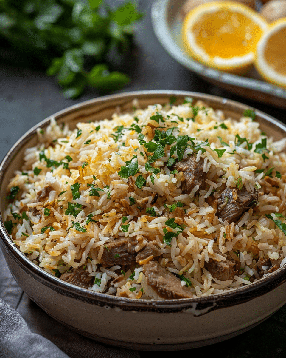 Lebanese Hashweh Rice Recipe