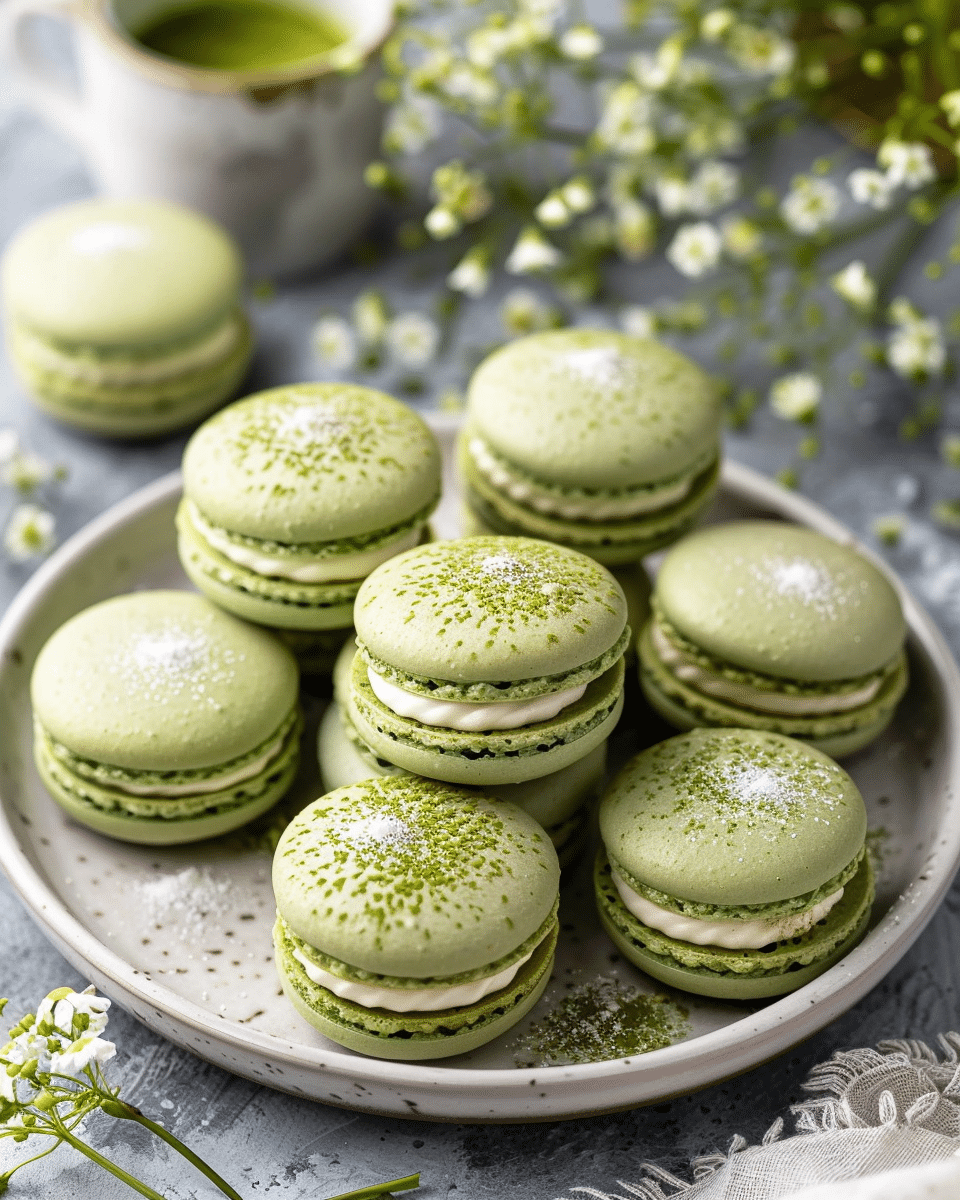 Matcha Macarons