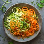 Spiralized Carrot and Zucchini Salad
