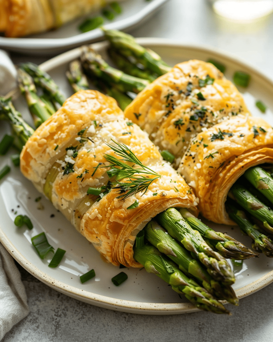 Air Fryer Asparagus Puff Pastry Bundles Recipe