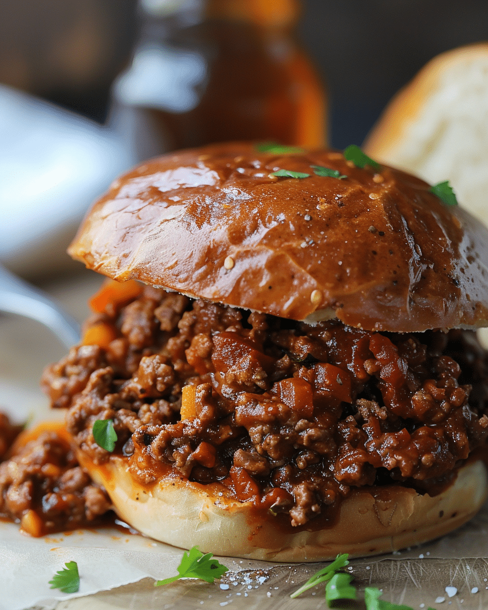 Beef Bolognese Sloppy Joes