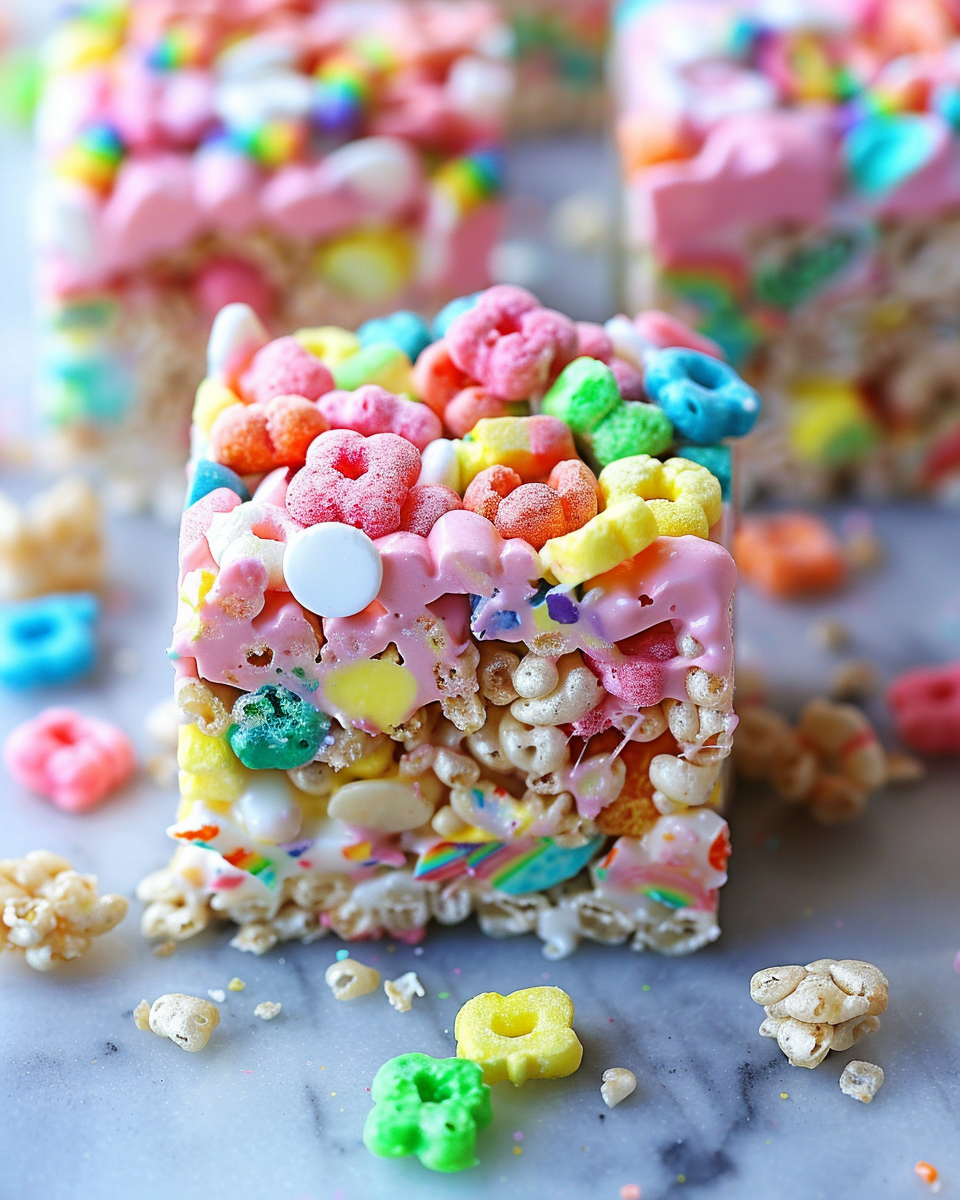 Lucky Charms Rice Krispie Treats