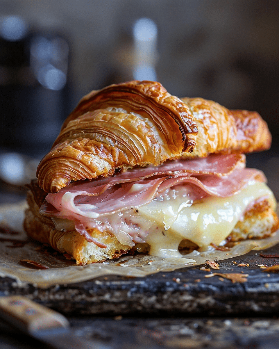 Monte Cristo Croissant Sandwich Recipe