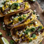 Queso Steak and Elote Tacos Recipe