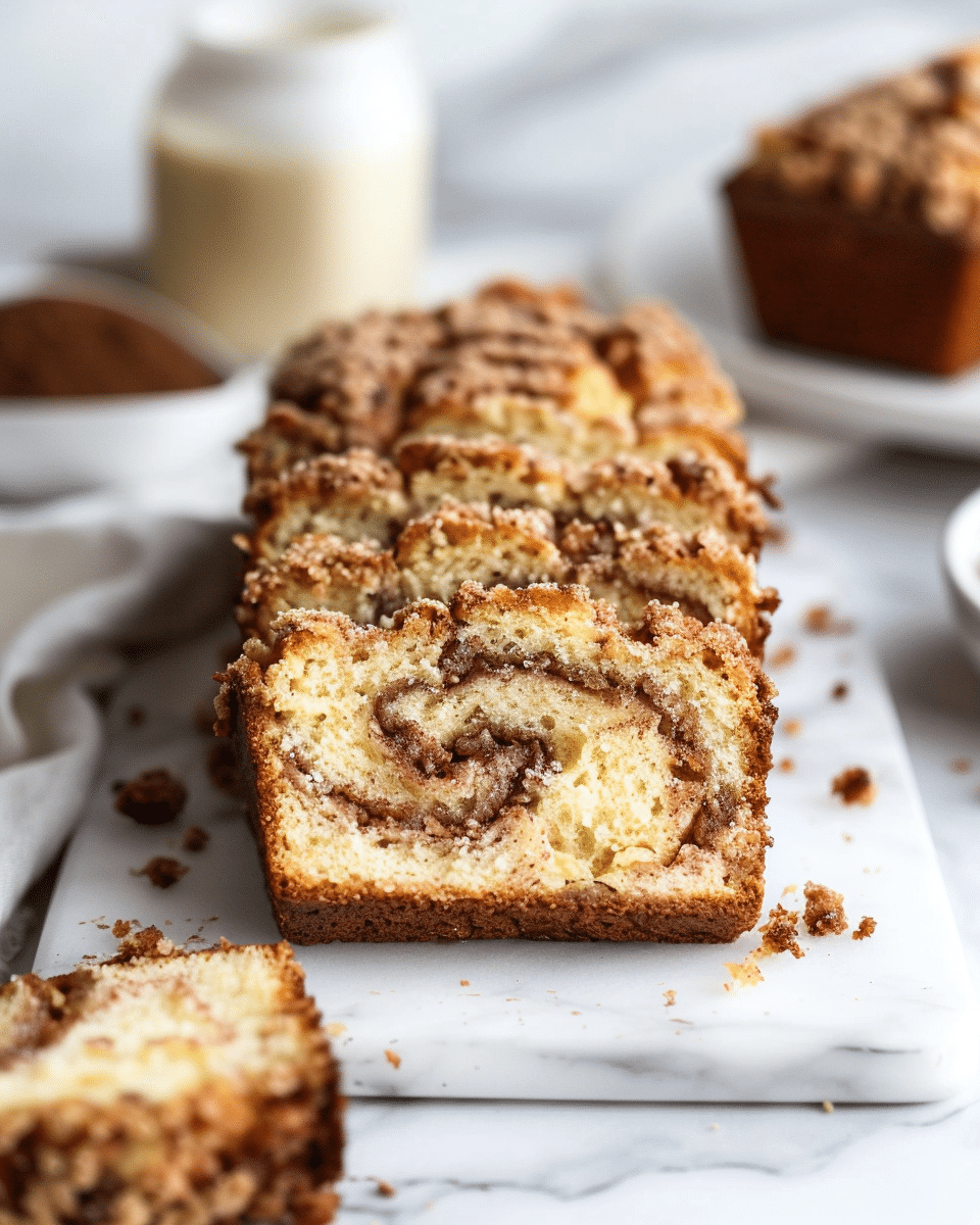 Cinnamon Swirl Crunch Quick Bread