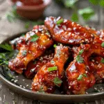 Honey Sriracha Chicken Wings