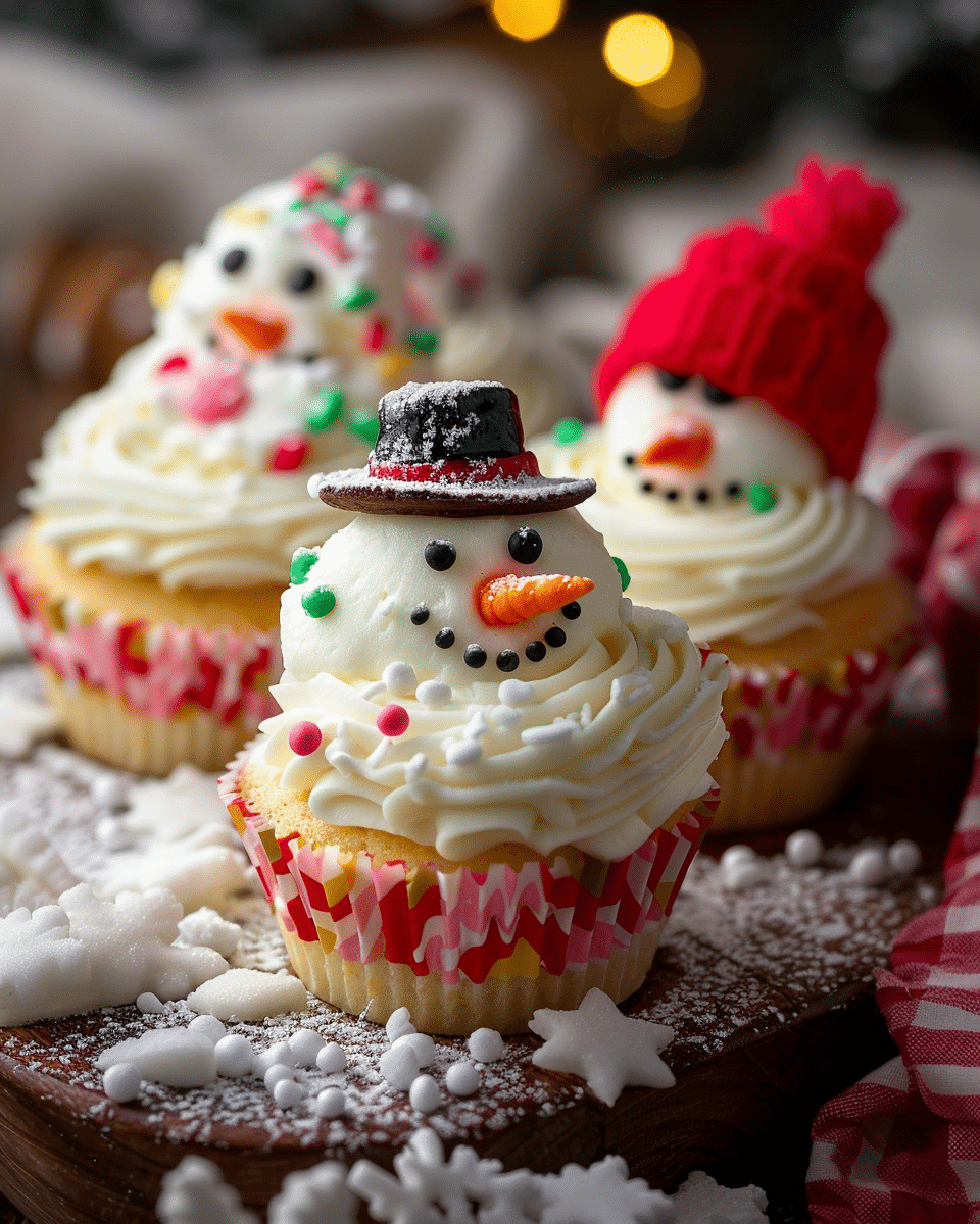 Snowman Cupcakes Recipe