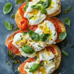 Burrata Pizza Sandwiches