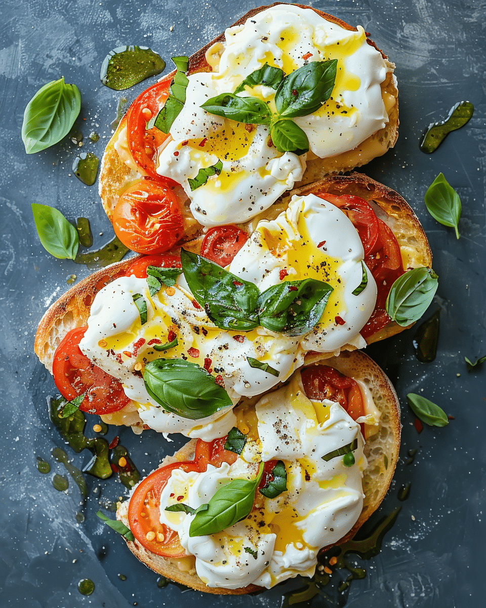 Burrata Pizza Sandwiches