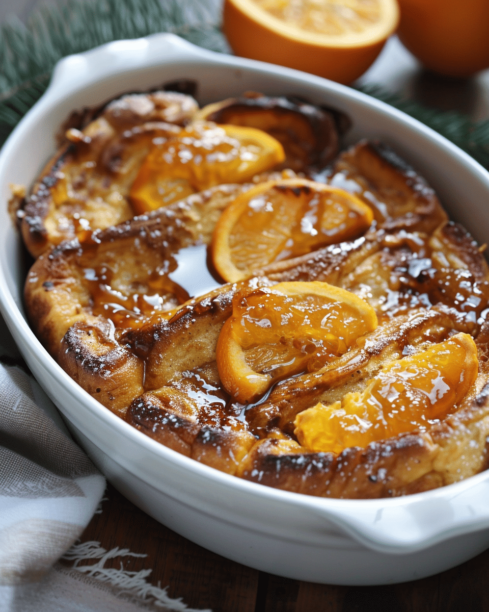 Orange Marmalade French Toast Bake