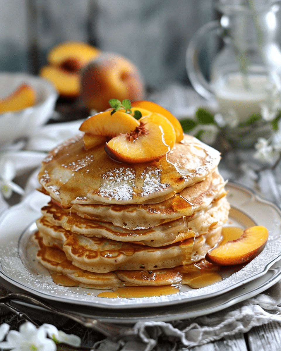 Peach Pancakes Recipe